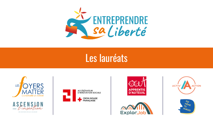 4 lauréats pour Entreprendre sa Liberté