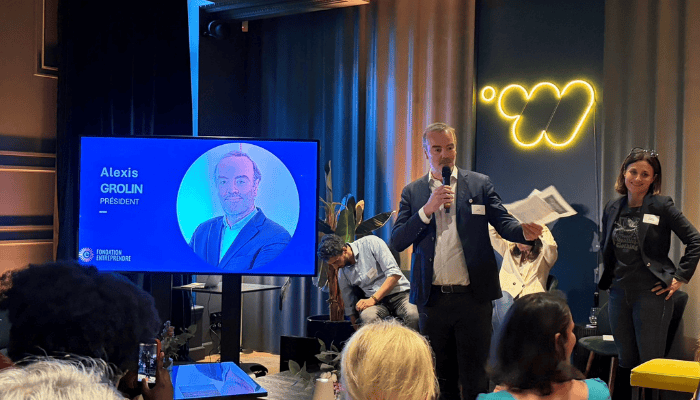 Alexis Grolin, président de la Fondation Entreprendre