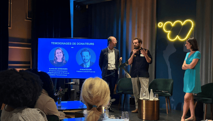 Arnaud Rouer et Aurélia de Garsignies, donateurs de la Fondation Entreprendre